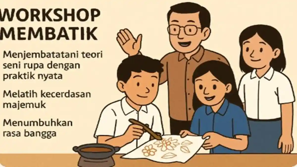 Contoh Kegiatan Kokurikuler Workshop Membatik, Menghidupkan Kurikulum Lewat Canting