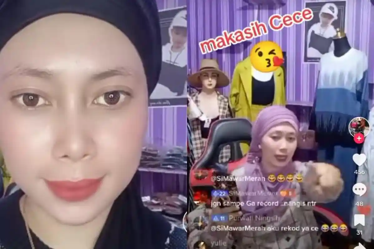 Lama Ditinggal Sha Wang, Siti TKI Kini Rubah Penampilan, Live TikTok Pakai Kursi Gaming