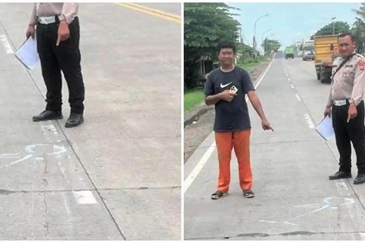 Kecelakaan Maut, Seorang Pemotor Tewas, Hendak Menyalip dari Kiri Lalu Tabrak Truk