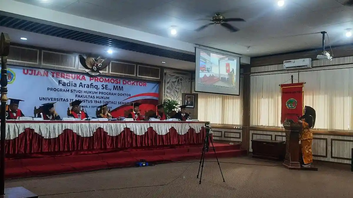 Fadia Arafiq Bupati Pekalongan Lulus Doktor Hukum Untag Semarang, Angkat Disertasi Ini