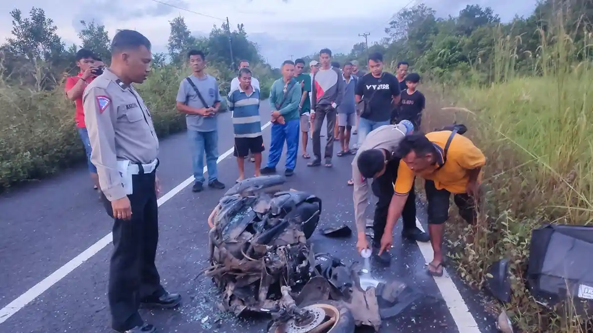 Kronologi Kecelakaan Maut di Membalong Belitung Libatkan Motor vs Mobil, Polisi Periksa Saksi