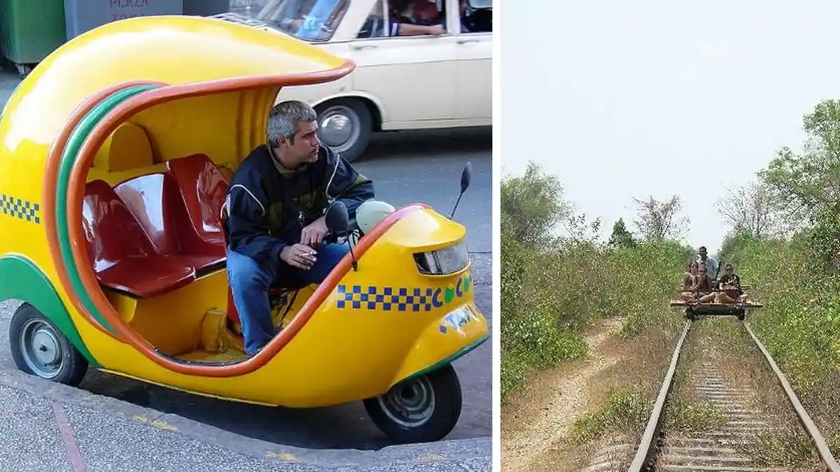 10 Alat Transportasi Paling Unik di Dunia, Dari Meja Bir Hingga Bus Ampibi James Bond