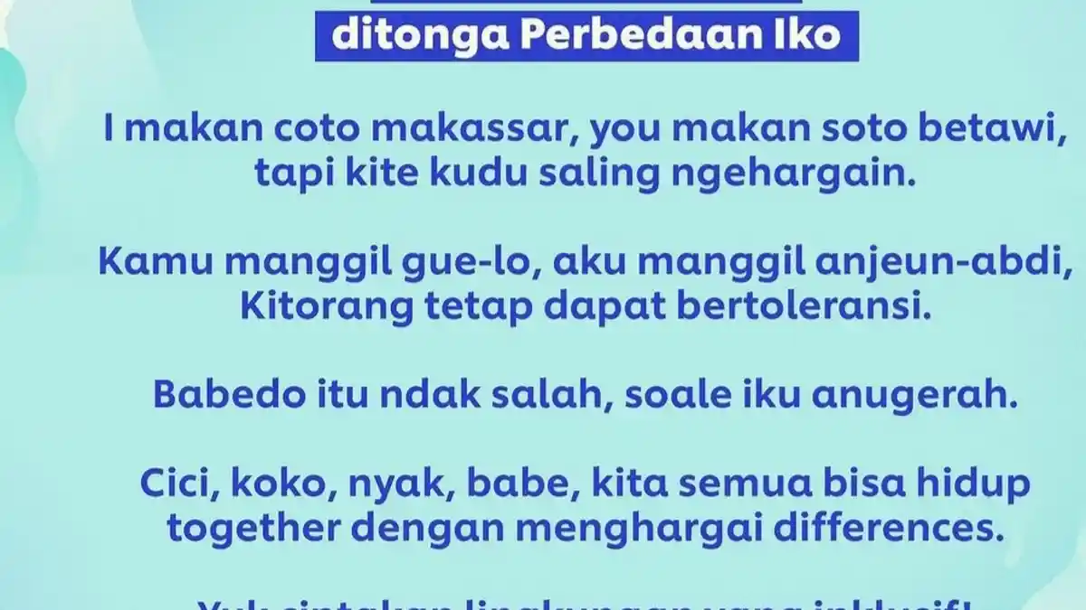 Peringati Hari Lahir Pancasila, Perusahaan Multinasional ini Mendorong Kesetaraan