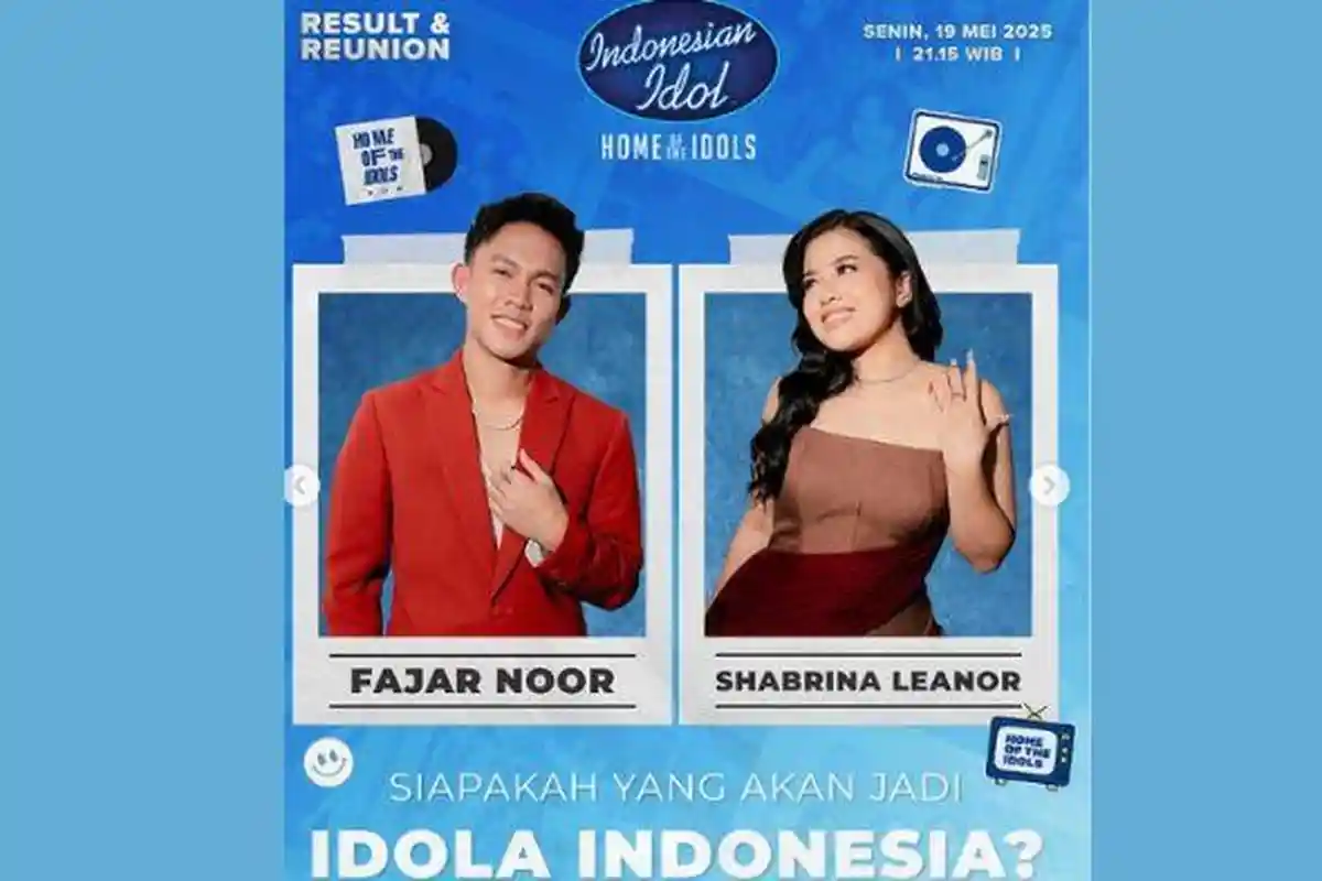 Jam Tayang Pengumuman Juara Indonesian Idol Season 13, Top 14 Tampil di Result and Reunion!