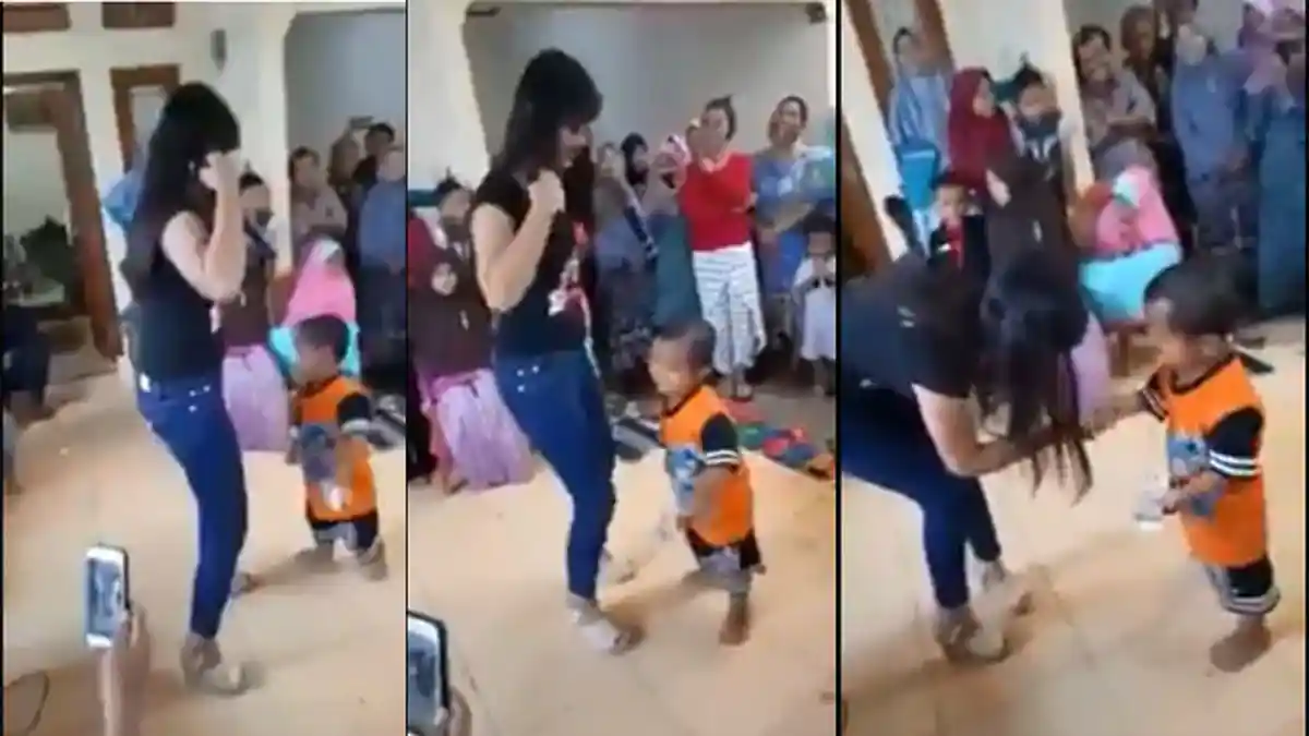 Efek Jaran Goyang, Lihat Cara Bocah Ini Sawer Biduan Bikin Ngelus Dada!