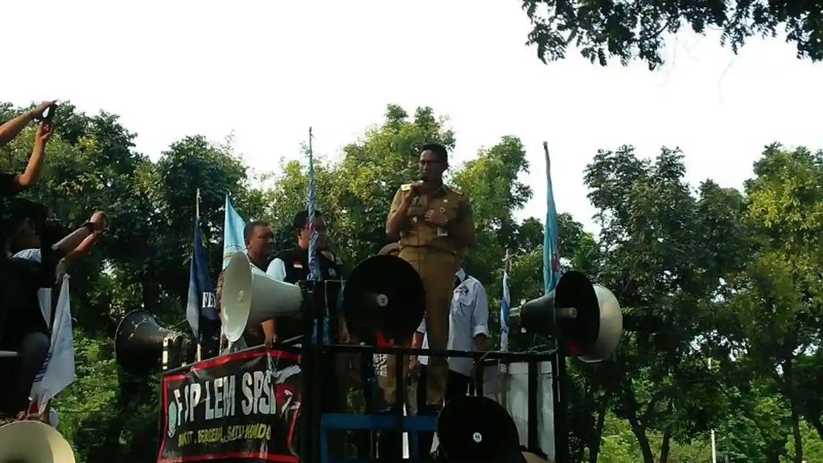 Sandiaga Janjikan Kesejahteraan Bagi Para Buruh, Ini Kata Buruh
