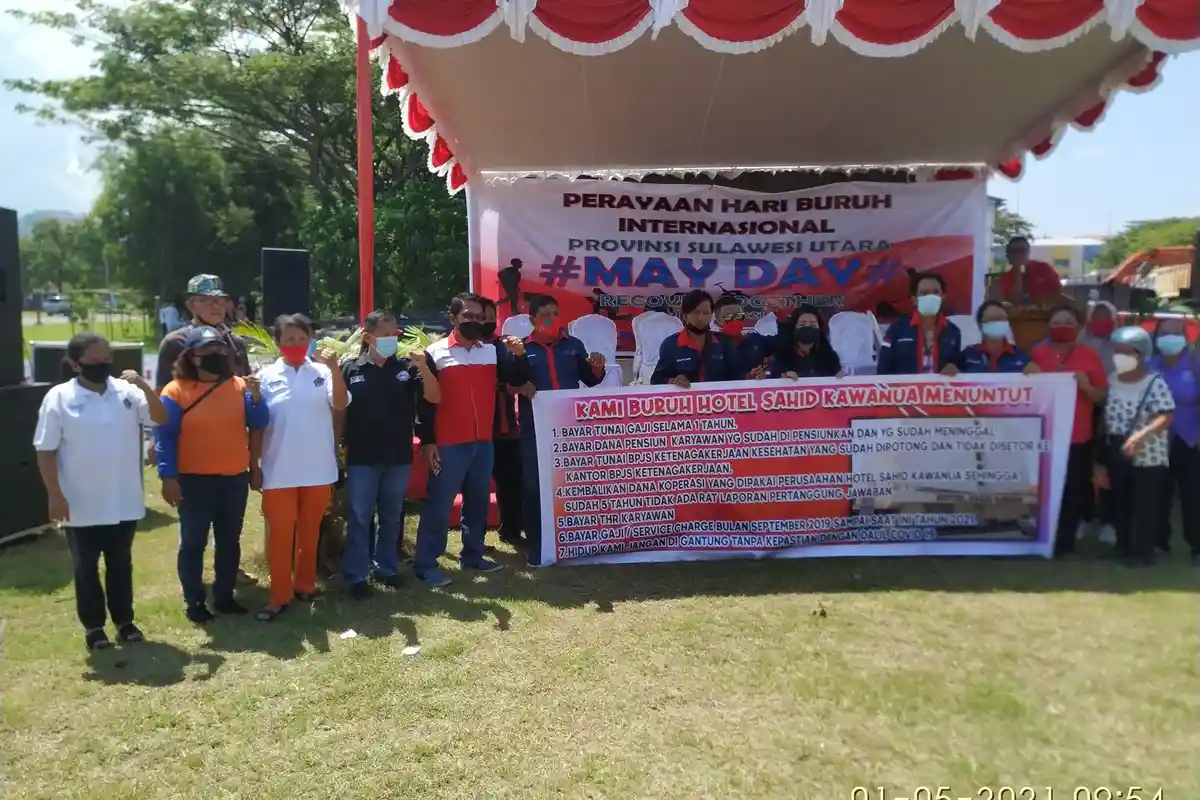 UMP Sulut 2022, Buruh Tuntut Kenaikan, Pengusaha Ingin UMP Tetap