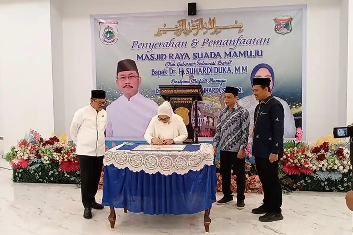 Bisa Tampung 2.500 Jemaah, Masjid Raya Suada Mamuju Sudah Bisa Digunakan