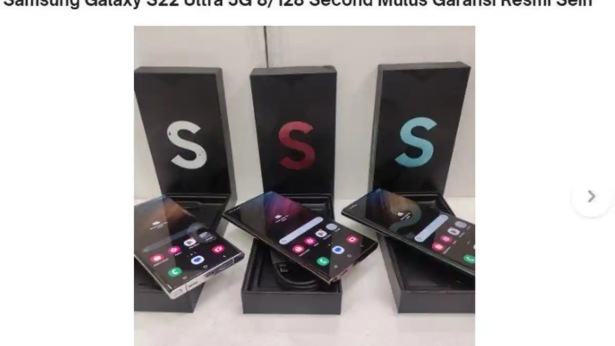 Link Beli HP Samsung Second Seri S Juli 2024: Galaxy S22 Ultra, Galaxy S21 FE, Galaxy S24 Ultra