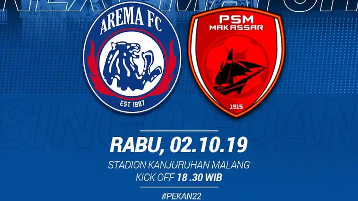 SEDANG BERLANGSUNG - Live Streaming TV Online Arema FC Vs PSM Makassar, Tonton Lewat HP