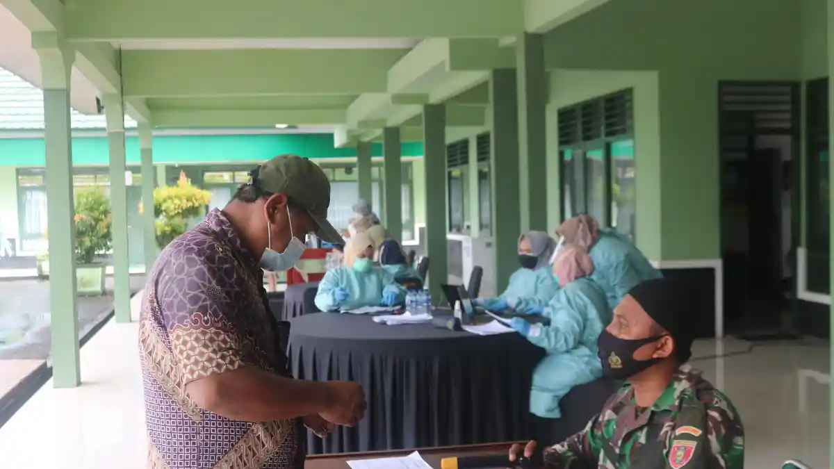 Dandim 0907 Tarakan Beber Selama Vaksinasi Covid-19, Tidak Ada Efek yang Serius