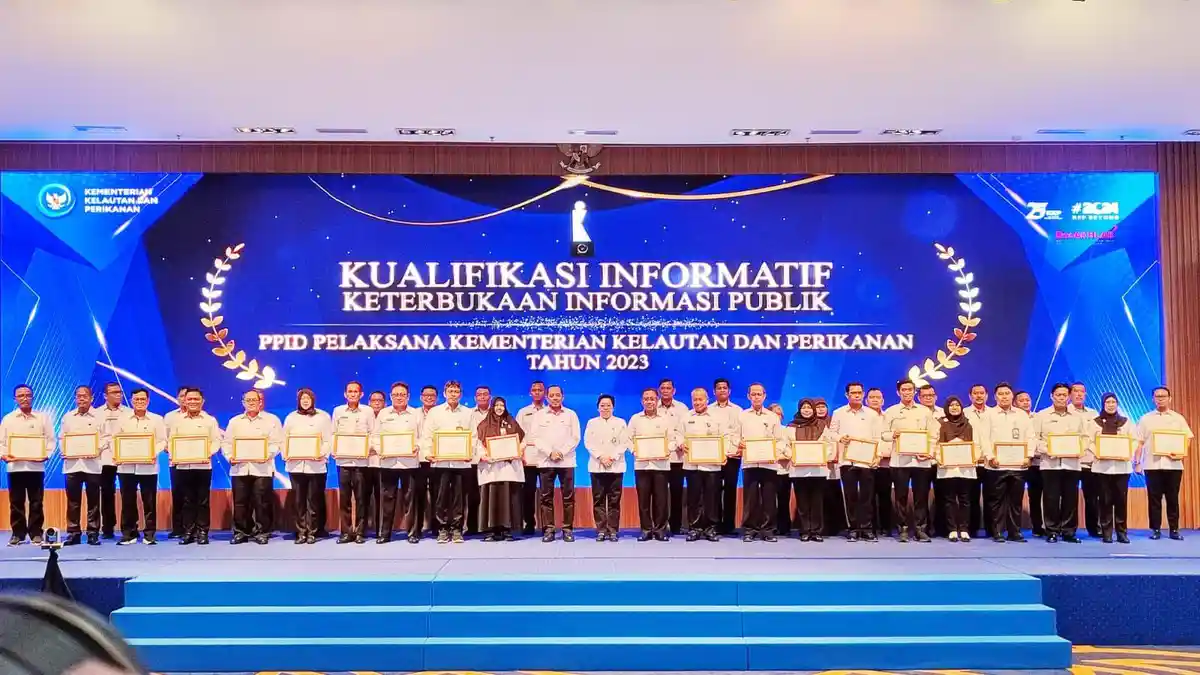 BPPMHKP Ambon Raih Predikat Unit Kerja Informatif dari Kementerian Kelautan dan Perikanan