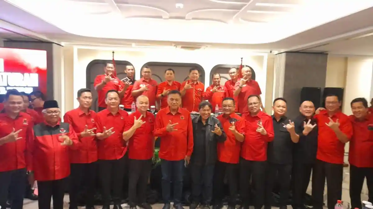 DPD PDIP Sulawesi Utara Gelar Rakor di Manado, Ini Kata Olly Dondokambey
