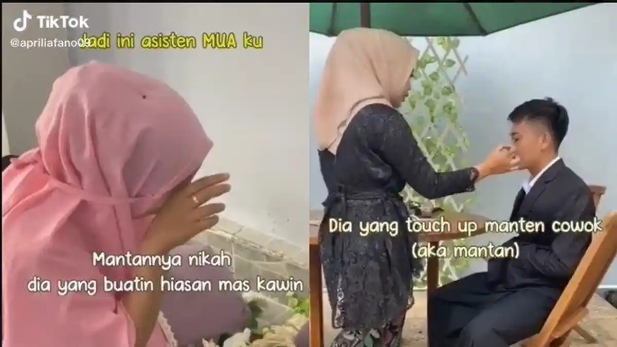 Cerita Nurul Asisten MUA Bantu Pernikahan Mantan Pacar, Sempat Nangis Lihat Pengantin Pria Senyum